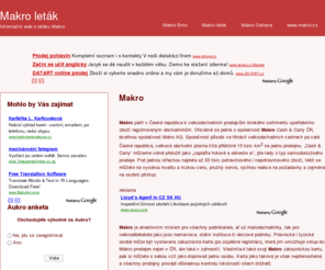letak-makro-cz.info: Makro leták, www.makro.cz
Informační web o Makro letáku a www.makro.cz