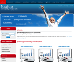 tabliceinteraktywne.com: o firmie - Tablice Interaktywne Dla Szkół i Firm - Prezentacje - Szkolenia - Tablice Interaktywne Dla Przedszkoli - Poznań - Wrocław - Bydgoszcz
Tablice Interaktywne com - to portal w pełni poświęcony tablicom interaktywnym. Informacje, Prezentacje tablic interaktywnych, szkolenia, instalacje.