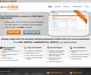 direct-inbox.com: Mass Email Marketing Service to Create and Send Targeted Email Campaigns from Direct-Inbox
Direct-Inbox - Mass Direct Email Marketing Service to Create and Send Targeted Direct Email Campaigns Online. Easy to use. Free Trial.