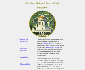 gwinnettbahais.org: Welcome to Gwinnett South Baha'i Page
