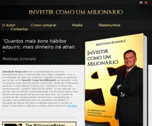 howtogrowrichbook.com: Investir Como Um Milionário - Matthias Schmelz
Ao ler Investir Como Um Milionário vai descobrir como as pessoas mais ricas do mundo construíram canais de rendimentos passivos, e como fizeram fortuna com o dinheiro e o tempo das outras pessoas. Carnaxide - Portugal