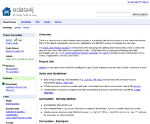 odata4j.com: odata4j -
 
 
 An OData Toolkit for Java - Google Project Hosting
