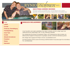 rynio-wohnen.de: RYNIO Wohnen KG - Home
Rynio Wohnen KG: Die Einrichtung mit erweiterten Pflege- und Förderbereichen hält ein breites und differenziertes Angebot für Erwachsene mit geistiger und/oder mehrfacher Behinderung bereit.