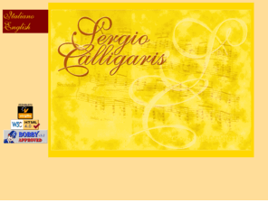 sergiocalligaris.com: Sergio Calligaris' Website
Sergio Calligaris' Website: pianist and composer - Language choice entry page