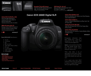 canon2000d.com: Canon EOS 2000D DSLR Camera
The new Canon EOS 2000D DSLR Camera