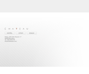 chateaubcn.com: Chateau
Agencia de Publicidad en Barcelona con más de 20 años de experiencia. Una nueva forma de ver, entender y hacer de la comunicación una herramienta de ventas eficaz a partir de los nuevos medios y tecnologías.