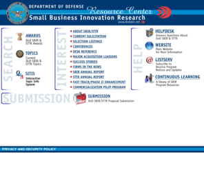 dodsbir.net: DoD SBIR Resource Center - www.dodsbir.net

