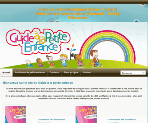 guide-enfance.com: Bienvenue sur le site du Guide à la petite enfance
Venez découvrir le coffret L'enfance c'est la vie. Shop en ligne. Cadeau. Offrez un coffret de 6 BD à une famille vulnérable grâce à votre don.