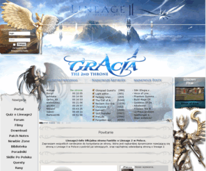 lineage2-info.pl: Lineage2-Info - Twoje kompedium wiedzo o Lineage 2 The Chaotic Throne.  NCSoft Official Affiliate Site  - News
Jeśli szukasz informacji o Lineage 2 a nie znalazłeś ich na innych stronach u nas znajdziesz je na pewno. Posiadamy największy i najobszerniejszy zbiór informacji na temat Lineage 2 The Chaotic Throne. Nasze kompendium wiedzy na temat Lineage 2 już dziś stoi przez tobą otworem. Zapraszamy serdecznie wszystkich