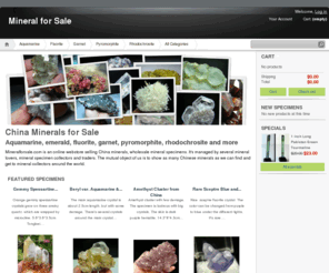 mineralforsale.com: China fluorite, pyromorphite, cinnabar... - Mineral for Sale
fluorite,aquamarine,azurite,pyromorphite,garnet,hemimorphite and other china mineral specimens for sale