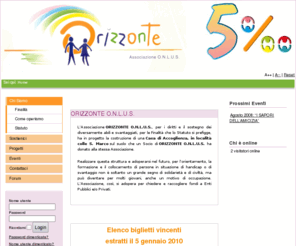 orizzonteonlus.org: ORIZZONTE O.N.L.U.S.
Orizzonte O.N.L.U.S.