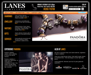 lanes.co.uk: Lanes Jewellery - Holt, Norfolk. Diamonds, Jewellery, Watches, Gifts and Services
Lanes Jewellery are Norfolk's specialists in Diamonds, Platinum, Gold & Silver, quality watches. Brands including Pandora, Hot Diamonds,Tissot, Swatch. Michael Lane - Goldsmith