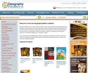 eskimosnow.com: Geography Matters | Geography Books & Geography Curriculum
We carry geography books and curriculum for homeschooling and fun geography activities.  From outline maps to atlases to Bible geography, we are you source for geography materials.