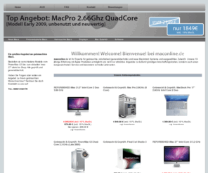 gebrauchtmacs.de: maconline.de | Gebrauchte Macs, refurbished Macs, neue Macs und ausgewähltes Zubehör
