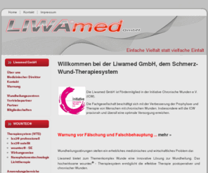 liwamed.de: Willkommen bei der Liwamed GmbH, dem Schmerz-Wund-Therapiesystem
