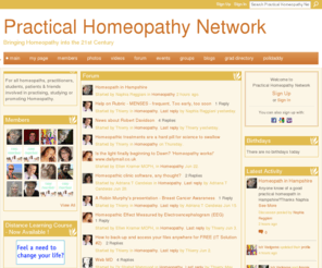 practicalhomeopathynetwork.com: Practical Homeopathy Network - Bringing Homeopathy into the 21st Century
For all homeopaths, practitioners, students, patients & friends involved in practising, studying or promoting Homeopathy.