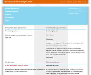 clic-assurance-voyages.com: clic-assurance-voyages.com - Accueil
Joomla - le portail dynamique de gestion de contenu, Courtier d'assurances français spécialisé dans l'assurance voyage, valable dans le monde entier pour : les particuliers et groupes de particuliers, les agences de voyages, les organisateurs de séjours linguistiques, les écoles ou universités., Courtier d'assurances français spécialisé dans l'assurance voyage, valable dans le monde entier pour : les particuliers et groupes de particuliers, les agences de voyages, les organisateurs de séjours linguistiques, les écoles ou universités., Courtier d'assurances français spécialisé dans l'assurance voyage, valable dans le monde entier pour : les particuliers et groupes de particuliers, les agences de voyages, les organisateurs de séjours linguistiques, les écoles ou universités., Courtier d'assurances français spécialisé dans l'assurance voyage,
valable dans le monde entier pour: les particuliers et groupes de particuliers, 
les agences de voyages, les organisateurs de séjours linguistiques, 
les écoles ou universités., Courtier d'assurances français spécialisé dans l'assurance voyage,
valable dans le monde entier pour: les particuliers et groupes de particuliers, 
les agences de voyages, les organisateurs de séjours linguistiques, 
les écoles ou universités.