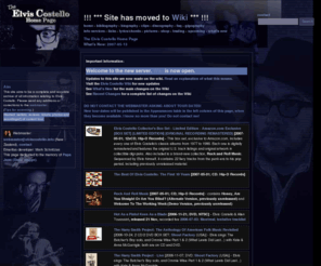 elviscostello.info: Elvis Costello Fan Site
