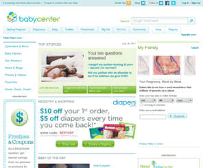 myebabies.com: BabyCenter | Homepage - Pregnancy, Baby, Toddler, Kids
Find information from BabyCenter on pregnancy, children's health, parenting & more, including expert advice & weekly newsletters that detail your child's development.