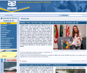 aeamvi.com.br: Associação dos Engenheiros e Arquitetos do Medio Vale do Itajai
Notícias da Associação dos Engenheiros e Arquitetos do Medio Vale do Itajai