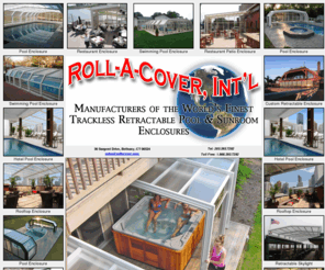 rollacoverofnj.com: Retractable Enclosures, Roof Top Enclosures, Rolling Walls, Sunrooms, Restaurant Enclosures, Pool Enclosures
Retractable Enclosures, Roof Top Enclosures, Rolling Walls, Sunrooms, Restaurant Enclosures, Pool Enclosures