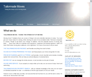 tailormademoves.com: What we do at  Tailormade Moves
Taking the stress out of moving home