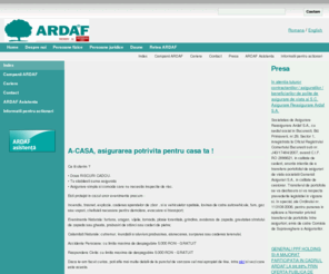 ardaf.ro: ARDAF
ARDAF. societate de asigurare si reasigurare, membra a Generali PPF Holding, unul din liderii pietelor financiare si de asigurari din Europa Centrala si de Est si din Asia