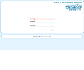 dougv.us: YOURLS — Your Own URL Shortener | http://dougv.us
Insert URL « YOURLS » Your Own URL Shortener' | http://dougv.us