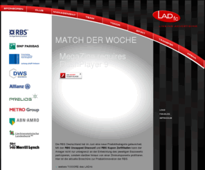 linking-advertising.net: LINKING ADVERTISING (LAD-fc)
Die Münchner Werbeagentur LINKING ADVERTISING oder kurz LAD-fc bietet Full-Service für Kreation, Konzeption, Design und Print. Kontakt: michi.gehrmann@lad-fc.com