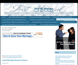 marriage-breakup.net: Save My Marriage
How to get the best advice on saving your marriage.