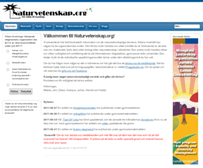 naturvetenskap.org: Välkommen till Naturvetenskap.org!
Naturvetenskap.org - din källa till kunskap inom matematik, fysik, kemi och biologi.