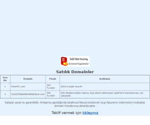 yildizteknikmuhendislik.com: Satılık Domainler
