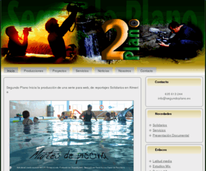 segundoplano.es: Segundo Plano
Asociación Juvenil Segundo Plano. Cuyos fines son la creación, produccion, y difusión de obras audiovisuales, promoción y difusión de actividades deportivas y culturales, protección de la naturaleza.
