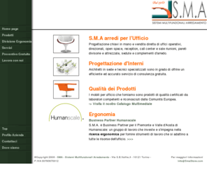 smastore.com: Mobili ufficio e arredamenti ufficio Torino - arredi ufficio Piemonte - arredamento ufficio - sedie ufficio
SMA mobili ufficio Torino: progettazione chiavi in mano e vendita diretta di arredi per uffici operativi, direzionali, open space, reception, call center e sale riunioni.