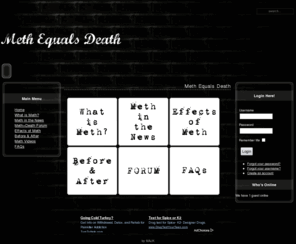 methequalsdeath.com: Meth Equals Death
Joomla! - the dynamic portal engine and content management system