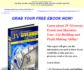 accel2wealth.com: Build Your List With Free Gifts
Build Your List By Joining JV Giveaway Sites. Give away free products to prospective customers