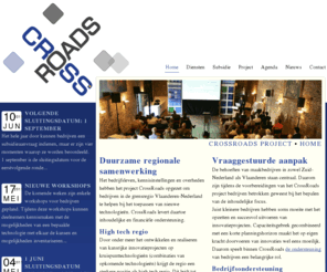 crossroadsproject.eu: High tech innovatieprojecten voor MKB/KMO Zuid-Nederland en Vlaanderen  CrossRoads Project
High tech innovatieprojecten voor MKB/KMO Zuid-Nederland en Vlaanderen, CrossRoads Project