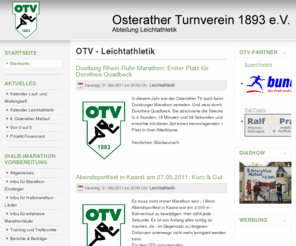 otv-la.de: OTV - Leichtathletik
Webseite der Abteilung Leichtathletik und des Lauftreffs des Osterather TV. Ergebnisse, Veranstaltungen und Aktuelles aus der Leichtathletik.