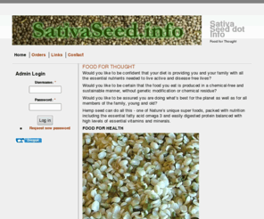 sativaseed.info: Sativa Seed dot Info | Food for Thought
