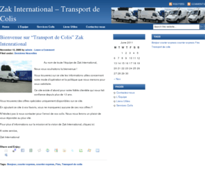 transportdecolis.com: Zak International Transport de Colis
Zak International Transport de Colis sur toute la Belgique