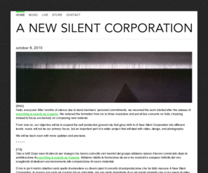 anewsilentcorporation.com: A NEW SILENT CORPORATION
This is the official website of the band A New Silent Corporation.