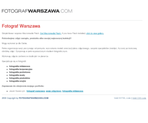 fotografwarszawa.com: Fotograf Warszawa
Fotograf Warszawa. Fotografia mody, produktów, korporacyjna, portretowa, wnętrz, reklamowa.