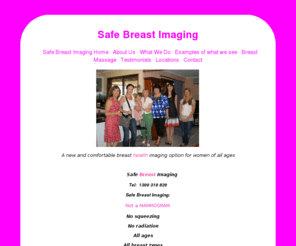 safebreastimaging.com: Safe Breast Imaging Home
Safe Breast Imaging Home