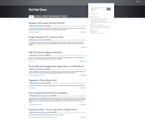 ds-76.com: Dot Net Dave
Dot Net Dave: Development, Life and New Beginnings