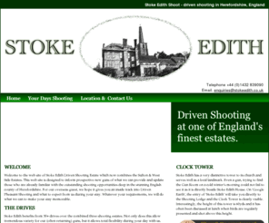 stokeedith.co.uk: Stoke Edith Shoot - Herefordshire - England
Stoke Edith driven shooting estate offers outstanding shooting opportunities, at Stoke Edith, deep in the stunning English county of Herefordshire.