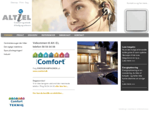 altiel.dk: Aut. el-installatør med vagttelefon og elektriker døgnvagt: 58 54 04 06
Aut. el-installatør med vagttelefon og døgnvagt: 58 54 04 06. Comfort-installatør og autoriseret elektriker der tilbyder automatisk lysstyring, indeklima,  centralstøvsugning, tele- og datakommunikation og reparation. Herudover tilbyder vi som erhvervsinstallatør ny- og tilbygninger, alle former for reparations- og renoveringsarbejder.