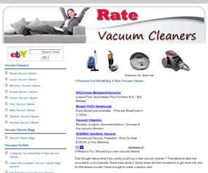 ratevacuumcleaners.com: Rate Vacuum Cleaners
READ THIS Before You Buy A New Vacuum Cleaner!