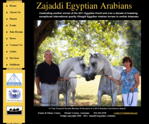 zajaddiegyptianarabians.com: Zajaddi Egyptian Arabians - Straight Egyptian Arabians in Arkansas
Zajaddi Egyptian Arabians is located in scenic central Arkansas, raises straight Egyptian Arabians for the family and show ring.  