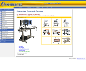 afcindustries.net: AFC Industries, Inc.
Mobile and Hight Adjustable Furniture. PACS Radilogy Furniture