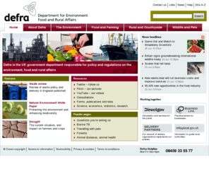 defra.gov.uk: Defra - Department for Environment, Food and Rural Affairs
Department for Environment, Food and Rural Affairs